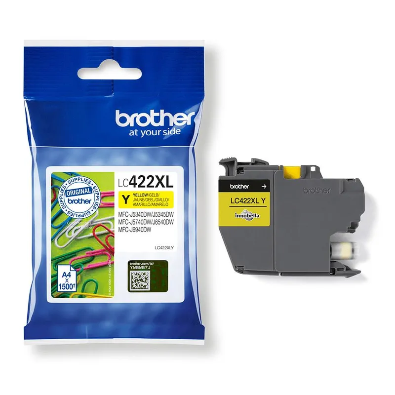 Brother Brother Tintenpatrone LC-422XLY, Gelb, – Produktbild 4 von 6