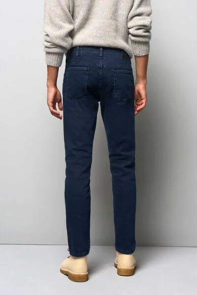 M 5 BY MEYER M 5 BY MEYER Super-Stretch Tencel-Denimchino, Blau (dark blue), – Produktbild 4 von 6