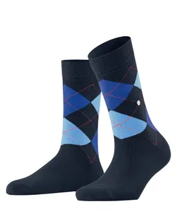 Burlington Burlington Socken Queen Einheitsgröße 36-41, Argyle-Muster, gekämmte Baumwolle – Produktbild 1 von 1