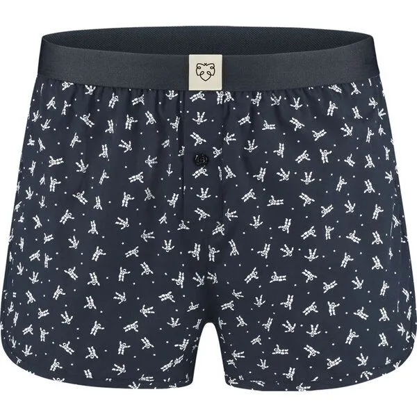 A-Dam A-Dam Boxershort Gemustert, Sanne (schwarz), – Produktbild 1 von 1