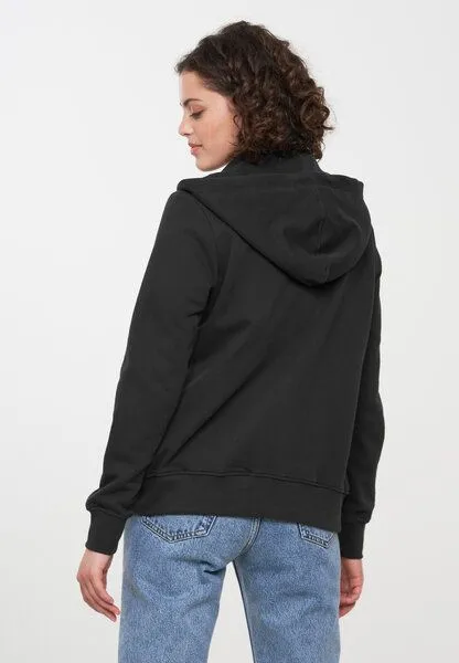 recolution Damen Sweatjacke aus Bio-Baumwolle - DAHLIA - recolution, Black (schwarz), – Produktbild 8 von 8
