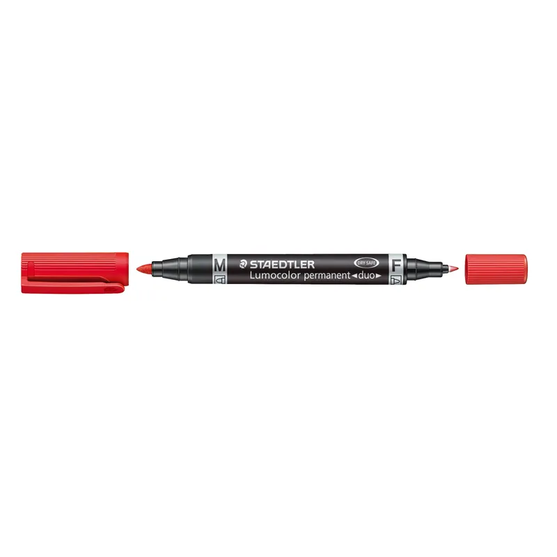 Staedtler STAEDTLER Universalstift 'Lumocolor duo' rot – Produktbild 1 von 2