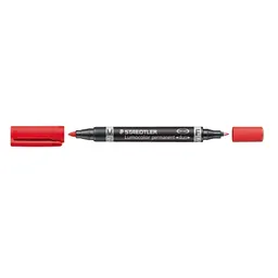 Staedtler STAEDTLER Universalstift 'Lumocolor duo' rot – Produktbild 1 von 1