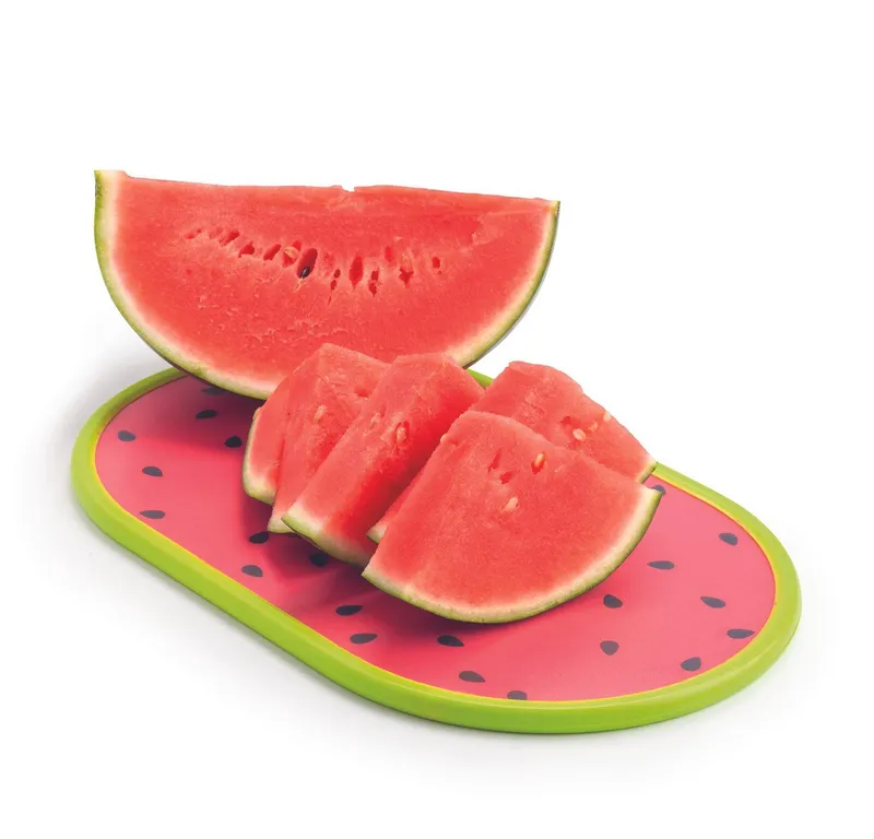 Joie MSC Schneidebrett Frucht aus Kunststoff, beidseitig verwendbar, Rot, – Produktbild 3 von 6