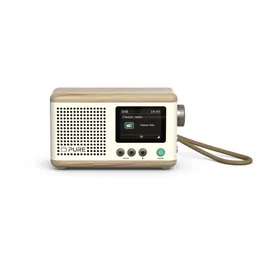 Pure DAB+ Radio Classic Mini baumwoll-weiß/ eiche – Produktbild 1 von 1