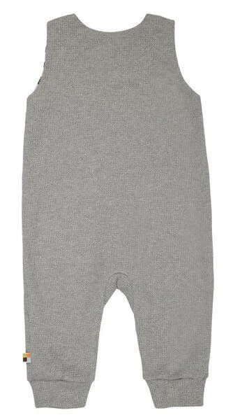 loud + proud loud + proud Babys & Kinder Strampler Waffel, GOTS-zertifiziert, Grey(grau), – Produktbild 1 von 2