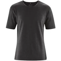 HempAge HempAge Herren T-Shirt Hanf/Biobaumwolle Casual Fit, Black (schwarz), – Produktbild 1 von 2
