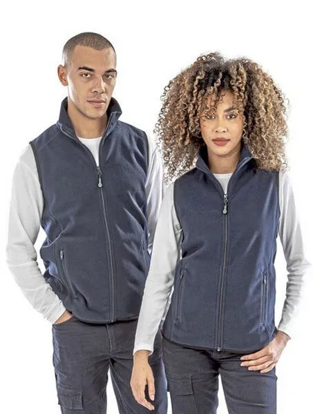 Result Genuine Recycled Result Genuine Recycled Recycelte Unisex Weste Bodywarmer Atmungsaktiv bis Gr.4XL, Schwarz, – Produktbild 1 von 3
