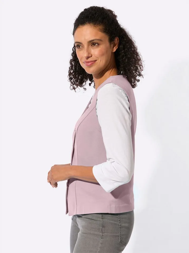 Witt Witt Jerseyweste Jersey-Weste, Lila, – Produktbild 4 von 5
