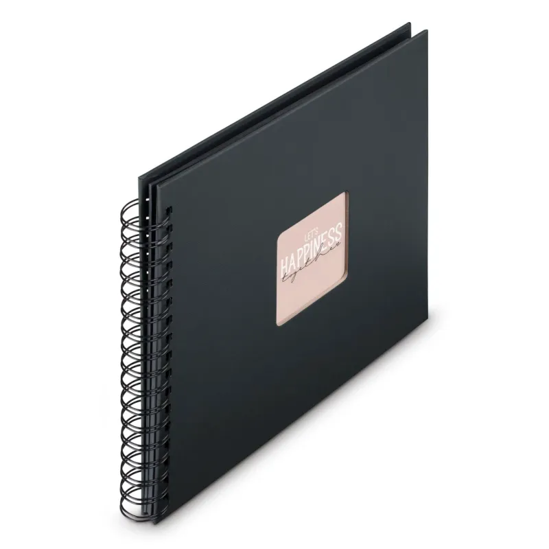 Hama Hama Spiral-Album "Fine Art", 28x24 cm, 50 schwarze Seiten, New Black – Produktbild 1 von 5