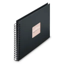 Hama Hama Spiral-Album "Fine Art", 28x24 cm, 50 schwarze Seiten, New Black – Produktbild 1 von 1