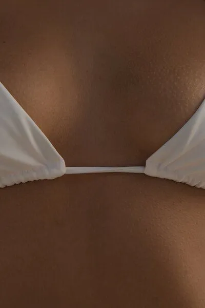 The Slow Label The Slow Label Bikini Top zum Schnüren aus ECONYL®, Ivory, – Produktbild 3 von 4