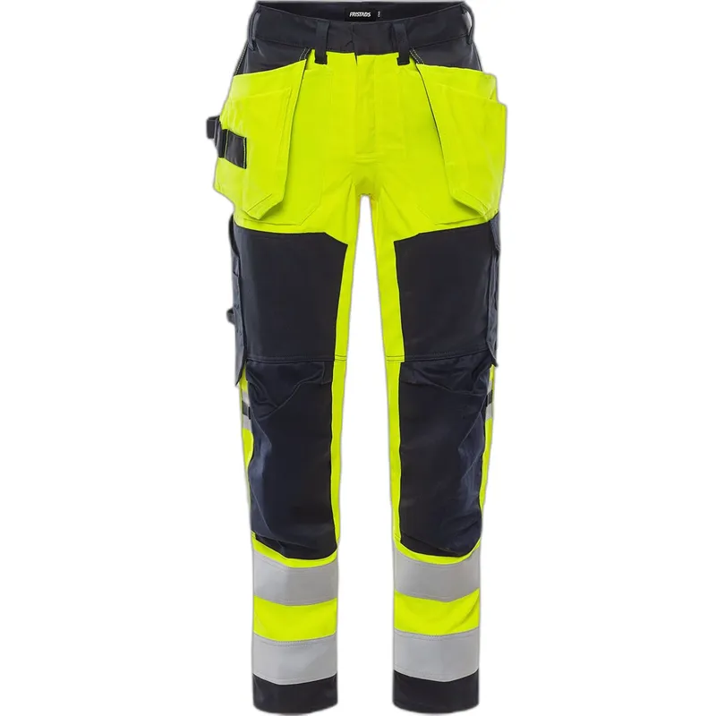 Fristads Sichtbare Arbeits Hose Klasse 2 Fristads 2167 ATHF, Jaune, – Produktbild 2 von 2