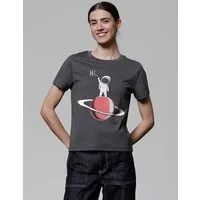 watapparel watapparel T-Shirt Frauen Astronaut says Hi – Produktbild 1 von 1