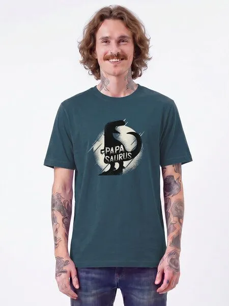 watapparel watapparel T-Shirt Unisex Papasaurus, Stargazer, – Produktbild 5 von 6