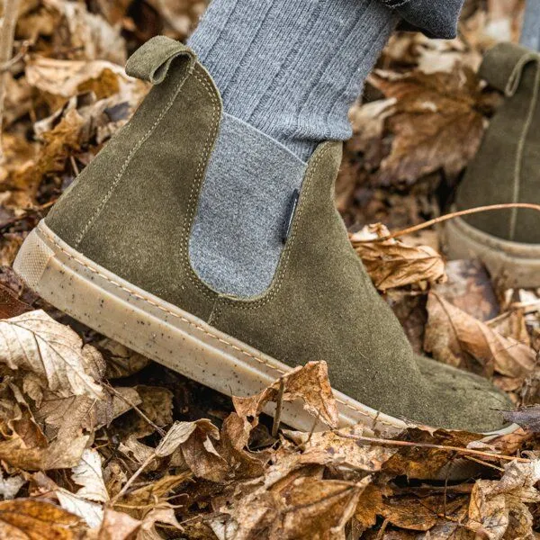 LANGBRETT LANGBRETT PLD boots wildleder, Moosgrün (grün), – Produktbild 2 von 4