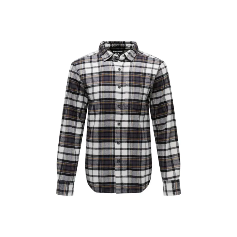 Black Diamond Langarmhemd aus Flanell Black Diamond Project, Noir, – Produktbild 1 von 1