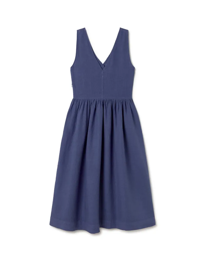 TWOTHIRDS TWOTHIRDS Damen vegan Kleid Patara Blaubeere, Dunkelblau, – Produktbild 2 von 2