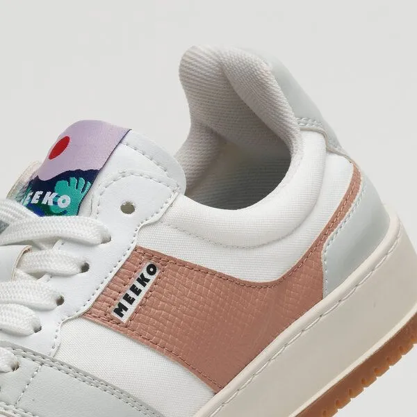 MEEKO MEEKO Nachhaltige, vegane und recycelte sneaker - Kiboko, Rosa, – Produktbild 2 von 4