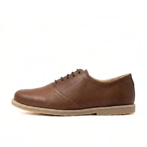 SORBAS SORBAS '84 Halbschuhe Leder Oxford Schnürschuhe, Braun, – Produktbild 7 von 8