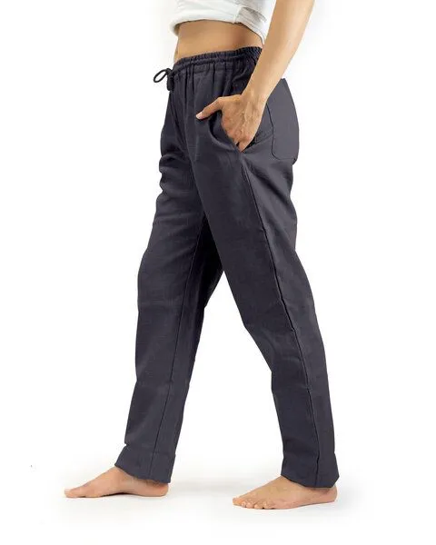 SCHAZAD Leinenhose CHINO von SCHAZAD, Anthrazit, – Produktbild 2 von 3