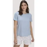 hessnatur hessnatur Pyjama Relaxed PURE COTTON aus reiner Bio-Baumwolle, Nordisch blau, – Produktbild 1 von 1