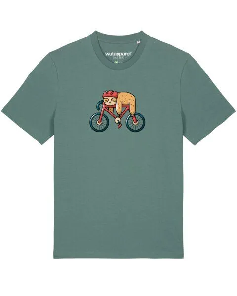 watapparel watapparel T-Shirt Unisex Sloth, Green bay, – Produktbild 1 von 4