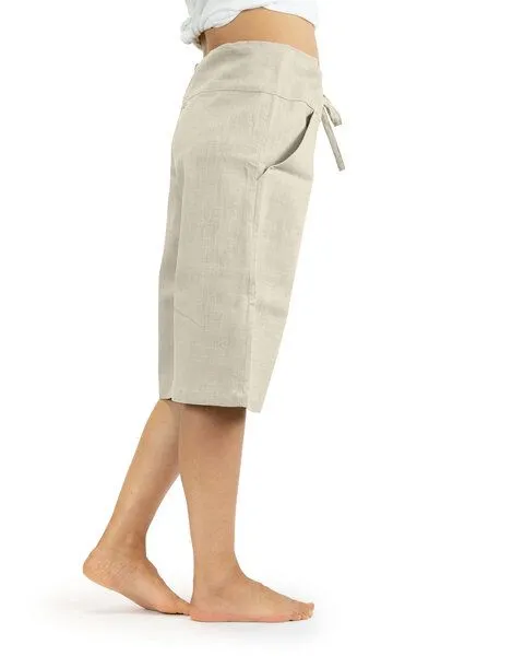 SCHAZAD Bermuda-Leinenhose von SCHAZAD, Beige, – Produktbild 3 von 5