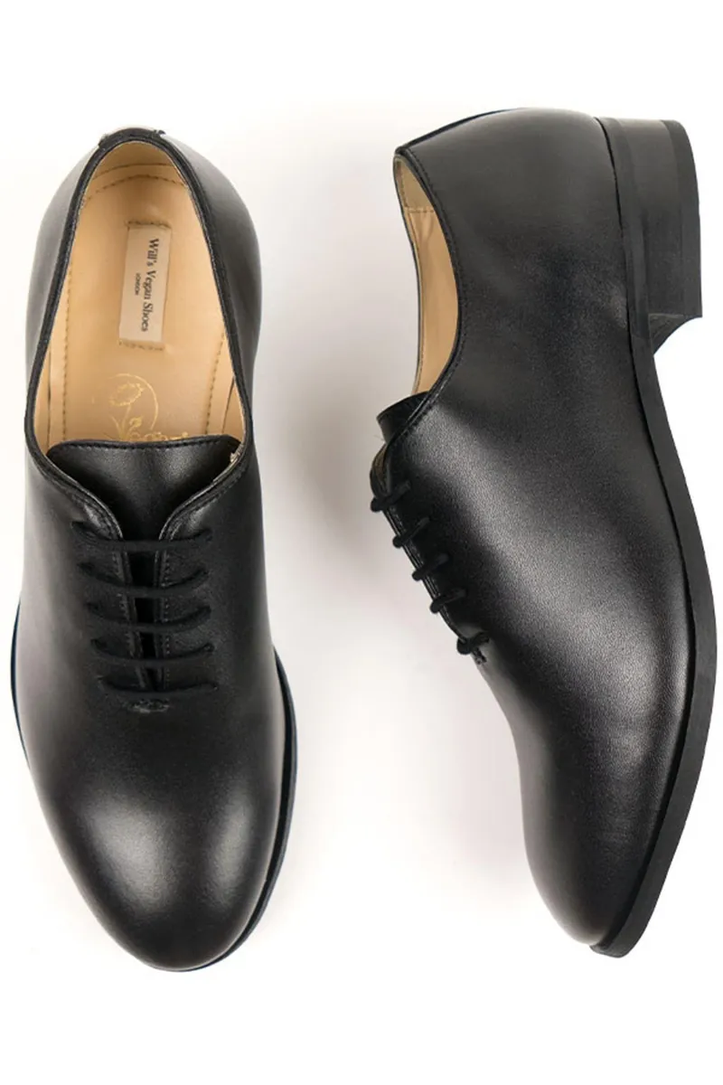 Will's Vegan Store Will's Vegan Store Herren vegan City Oxfords Schwarz, Schwarz, – Produktbild 1 von 2