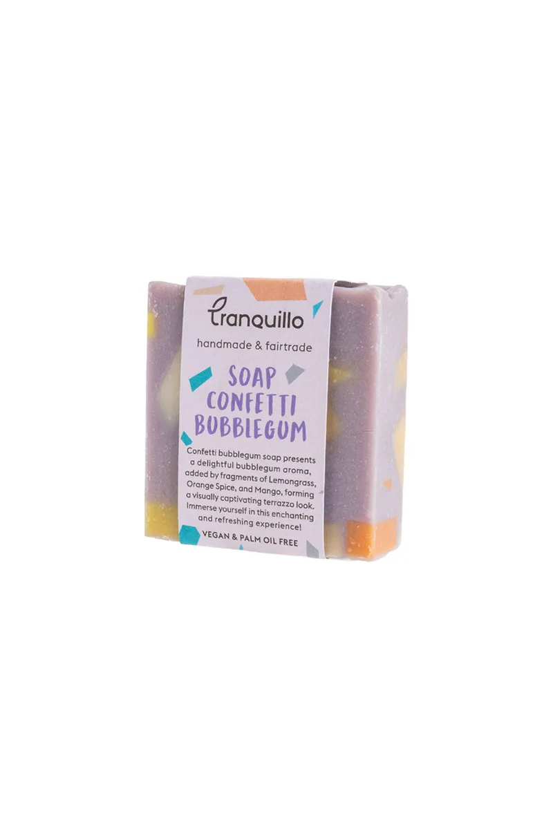 Tranquillo Seife CONFETTI BUBBLEGUM 100 g - bunt – Produktbild 1 von 2