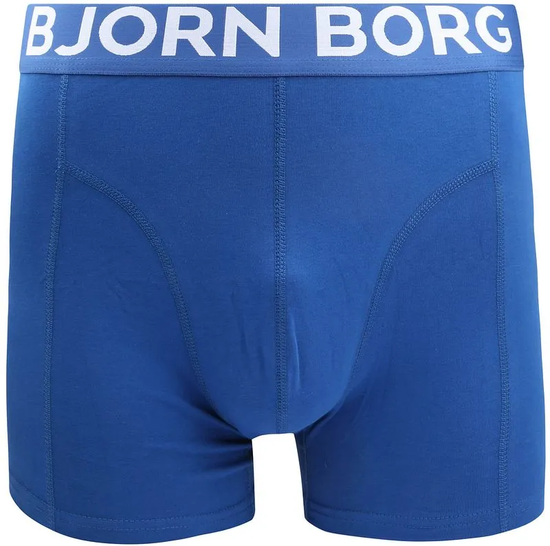 Bjorn Borg Bjorn Borg Björn Borg Boxershorts 3er-Pack Blau, Dunkelblau, – Produktbild 3 von 5