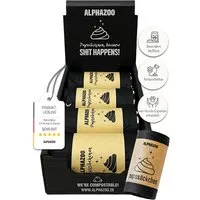 ALPHAZOO ALPHAZOO Pupssäckchen Kotbeutel für Hunde I Kompostierbare Hundekotbeutel 120 Stück – Produktbild 1 von 1