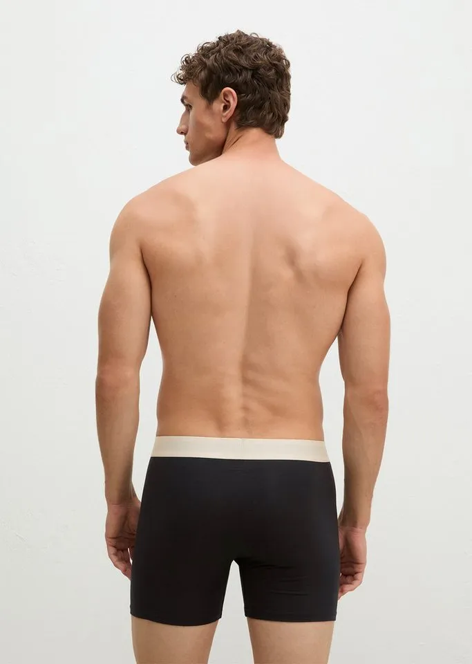 Marc O'Polo Marc O'Polo Shorts (3er Pack) für Homewear, mit bequemem Schnitt, im lässigen Stil, Schwarz, – Produktbild 3 von 4