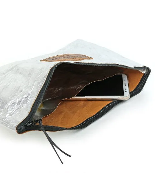 Gary Mash GARY MASH SnapPap Clutch Handtasche silber, Silber, – Produktbild 3 von 4