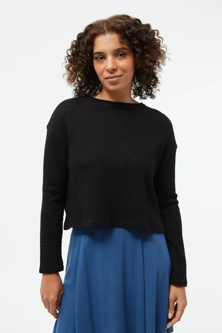 Givn Givn Damen vegan Pullover Maria Schwarz, Schwarz, – Produktbild 2 von 2