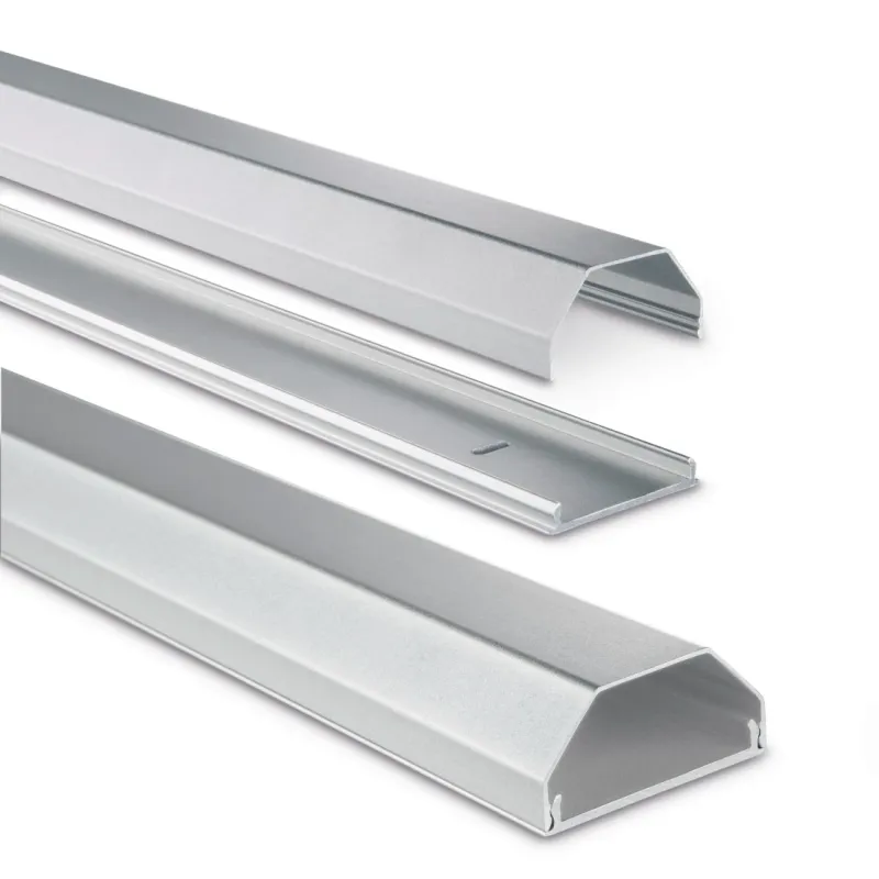 Hama Hama Alu-Kabelkanal, eckig, 110 x 5 x 2,6 cm, Silber, – Produktbild 1 von 6
