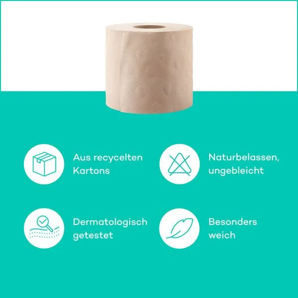 mach m!t mach m!t Toilettenpapier 3-lagig - 150 Blatt - PURE – Produktbild 3 von 4