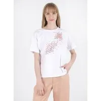 ORGANICATION ORGANICATION T-Shirt aus TENCEL Modal und Bio-Baumwolle mit Print, Weiß(white), – Produktbild 1 von 1