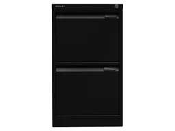 Bisley Bisley Hängeregistraturschrank 2 Schubladen 1-bahnig RAL 9005 – Produktbild 1 von 1