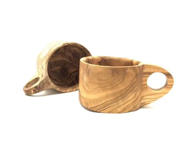 Olivenholz erleben Olivenholz erleben Tasse aus Olivenholz – Produktbild 1 von 6