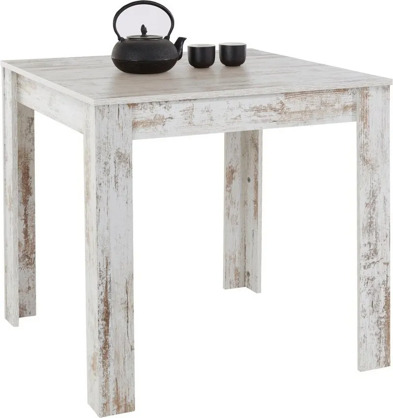 OTTO home Esstisch Meigh (OTTO-Choices), Breite 80 cm, in verschiedenen Farbvarianten erhältlich, Weiß, – Produktbild 5 von 8