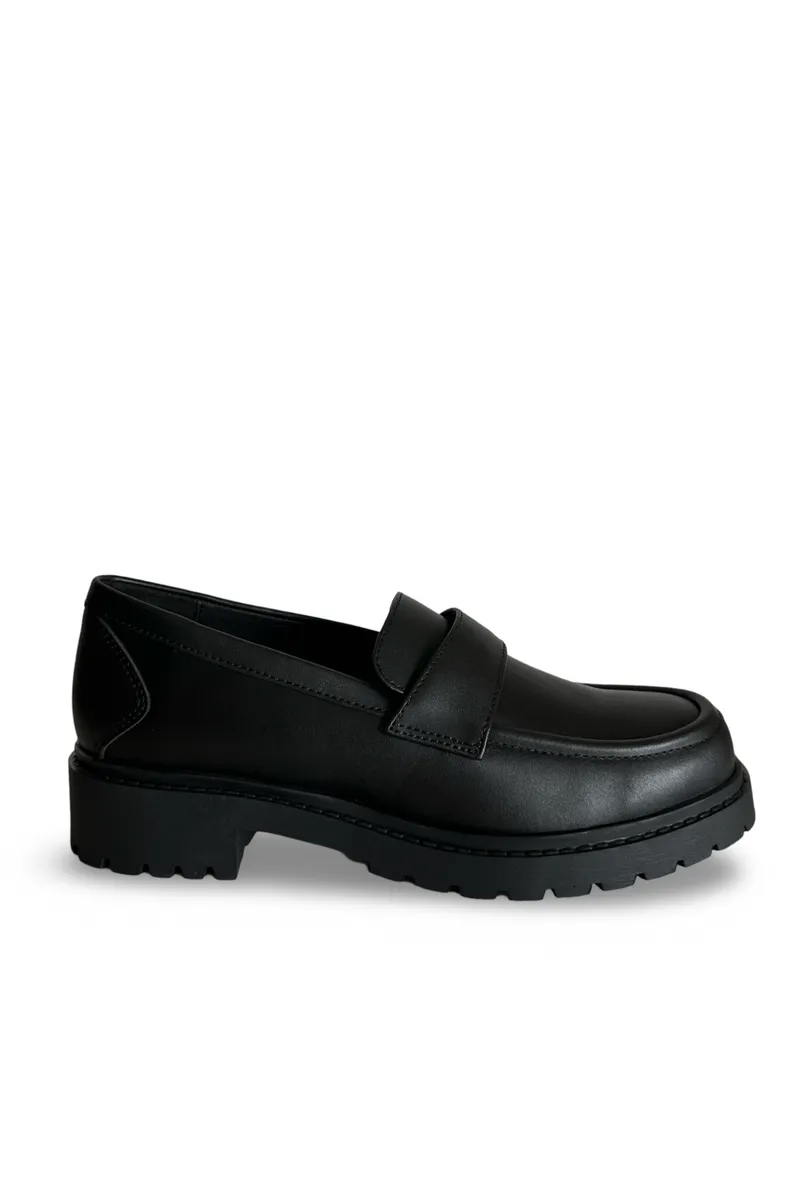 NAE NAE Damen vegan Loafers Alessia Schwarz, Schwarz, – Produktbild 2 von 2