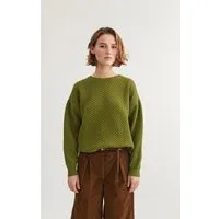 Basic Apparel Basic Apparel Lis Pullover aus Bio-Baumwolle, Grün (mayfly), – Produktbild 1 von 1