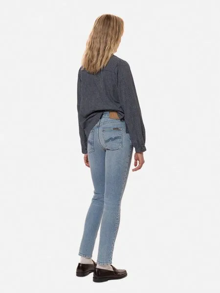 Nudie Jeans Nudie Jeans Jeans Mellow Mae, Blue, – Produktbild 5 von 7