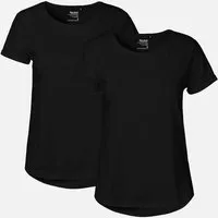 Neutral Doppelpack Neutral® Ladies Roll Up Sleeve T-Shirt, Schwarz, – Produktbild 1 von 1