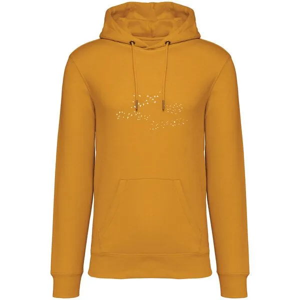 Greenspired Greenspired Basic Bio Unisex Hoody Nr. 4 Skybirds 350g/m² XXS - 3 XL, Kurkuma, – Produktbild 1 von 1
