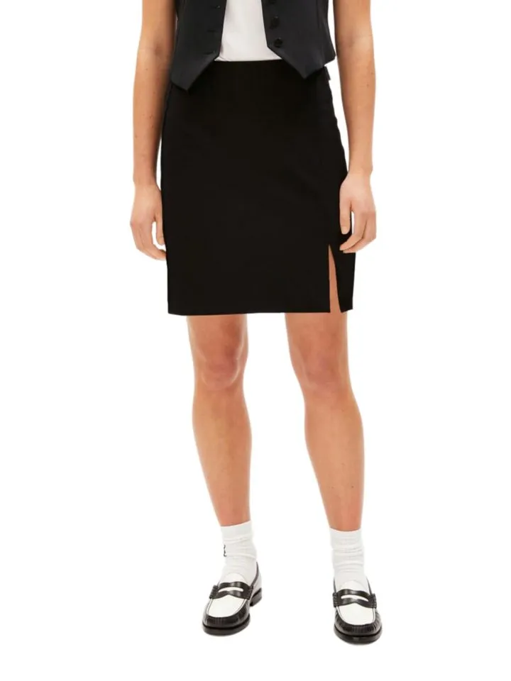 ARMEDANGELS ARMEDANGELS A-Linien-Rock schwarz,Basic,Viskose,Unifarben,Slim Fit,Mittel, Black, – Produktbild 4 von 4
