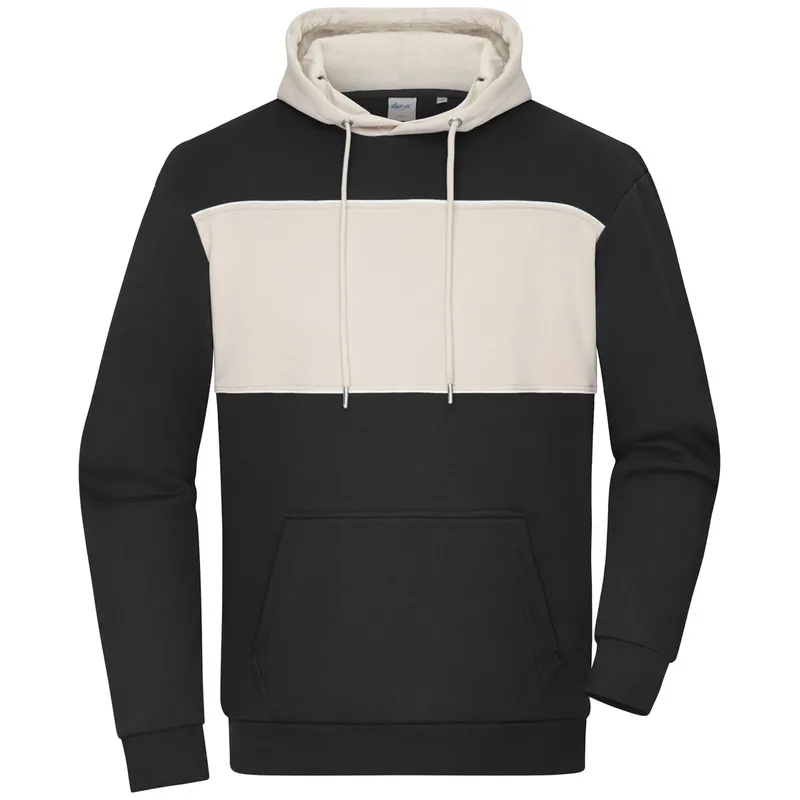 Daiber Daiber Unisex Hoody mit Kontrasteinsatz 8051 Gr. 2XL black/sandstone – Produktbild 1 von 1
