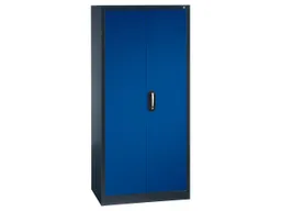 C+P C+P Flügeltürenschrank Anthrazit/Enzianblau (BxTxH) 93x40x195 – Produktbild 1 von 1