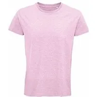 Sol's Sol's Herren T-Shirt Kurzarm Rundhals aus Bio - Baumwolle einzelne Farben bis Größe 5XL, Heather light pink, – Produktbild 1 von 1